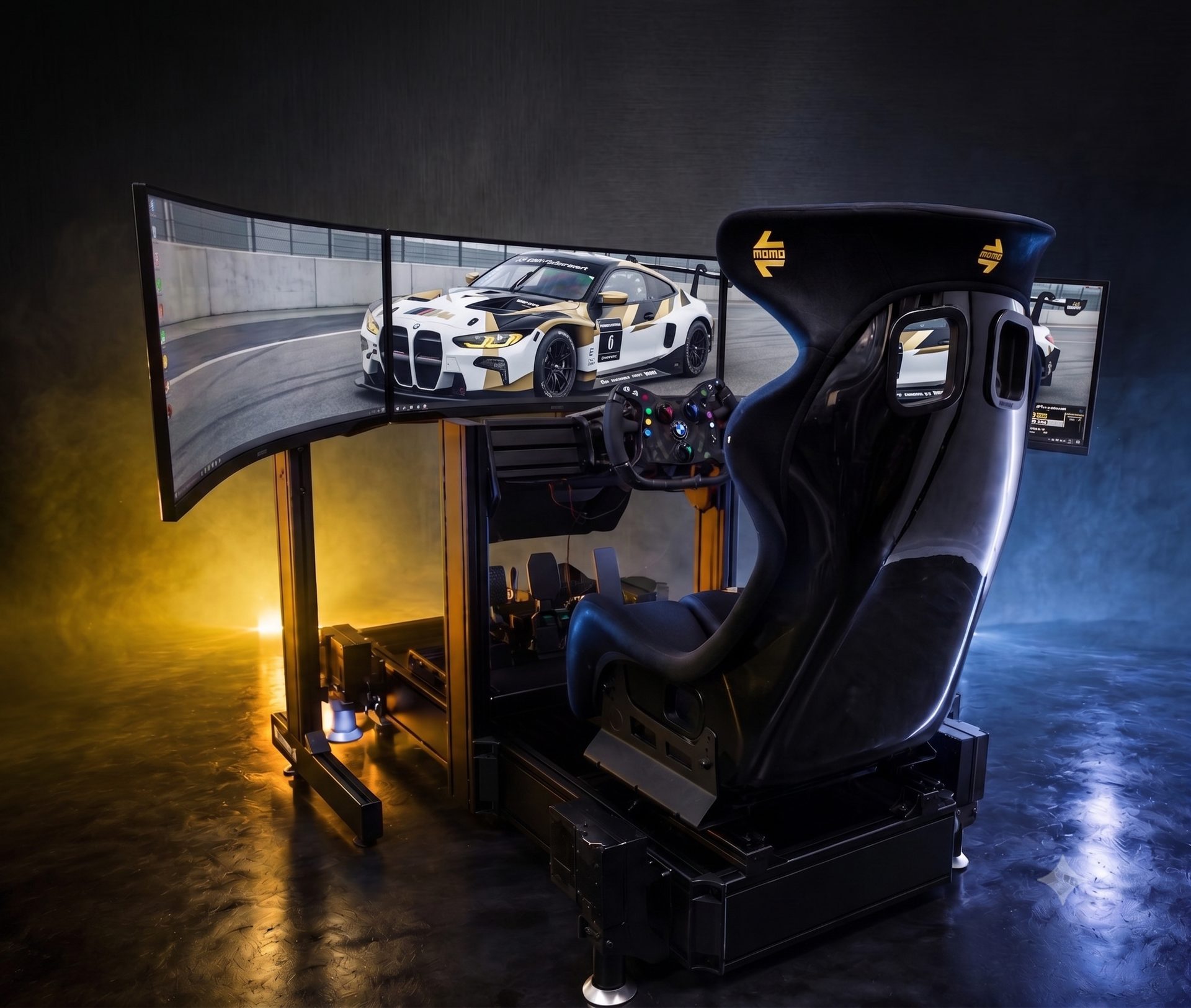 Academy Sim Racing lounge in Tampa